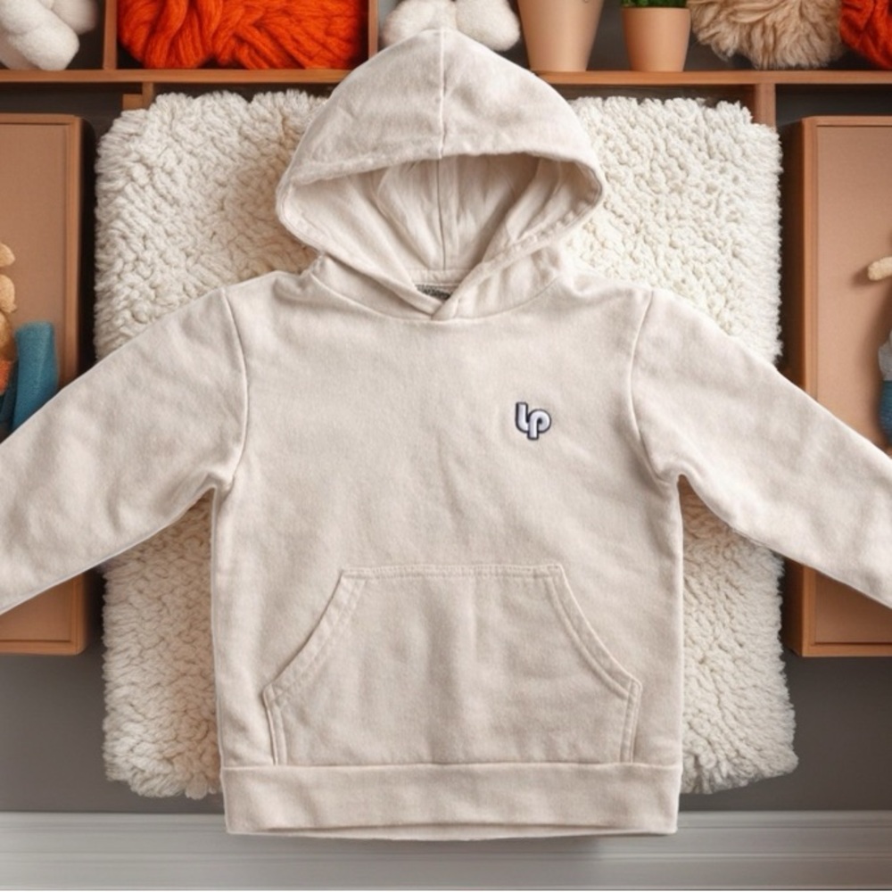 Kids Limited Press Cream Hoodie - Size 1-2